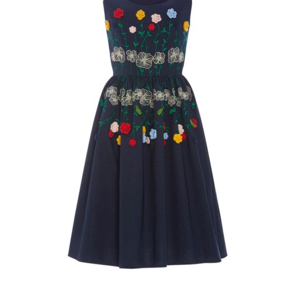 Floral Embroidered Dress Vivetta